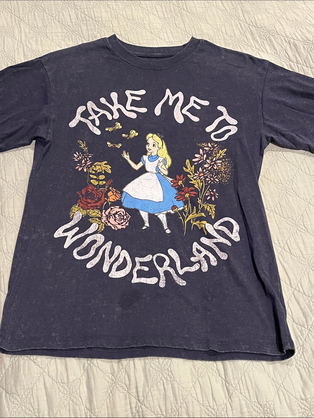 DISNEY Alice in Wonderland “Take Me to Wonderland” butter soft tee